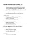 What`s New in PIXIE Viewer Revision 2.63 (February 2014) What`s