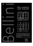 Gas cooktop user manual - Bellini Cooking Appliances