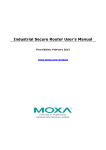 Industrial Secure Router User`s Manual