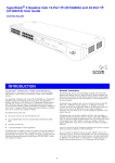 SuperStack 3 Baseline Hub 12-Port TP and 24