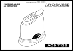 Air-O-Swiss 7135 Ultrasonic Humidifier User Manual | Sylvane
