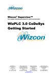 WizPLC 3.0 CoDeSys Getting Started