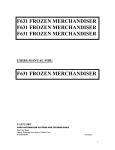 F631 FROZEN MERCHANDISER