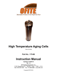 175-80 - Aging Cell, 600F - User Manual