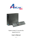 Airlink ATVC101 User Manual