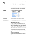 20-750-UFB-1 Universal Feedback Encoder Option