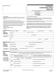 Treatment Confirmation Form OCF-23