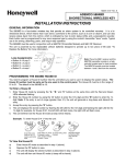 INSTALLATION INSTRUCTIONS