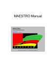 MAESTRO Manual - Design Systems & Technologies