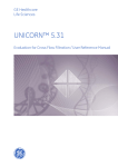 UNICORN™ 5.31 Evaluation for Cross Flow Filtration / User