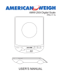 USER`S MANUAL - American Weigh Scales Inc