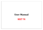 User Manual KKT 9i