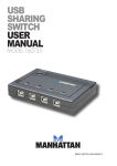 USB Sharing Switch USer manUal