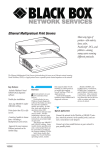 Ethernet Multiprotocol Print Servers