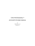 tops professional™ accounts payable manual