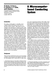 A Microcomputer-Based Conducting System