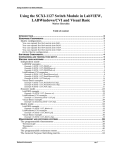 Using the SCXI-1127 Switch Module in LabVIEW, LABWindows/CVI