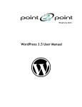 WordPress 3.5 User Manual