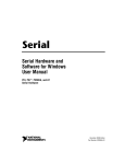 Serial Hardware and Software for Windows User Manual