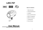 LED-707 User Manual