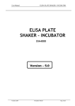 ELISA PLATE SHAKER – INCUBATOR