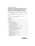 Getting Started with NI 9512 C Series Modules and P7000 Series
