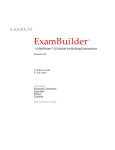 ExamBuilder™ - eCommons@Cornell