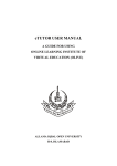 eTUTOR USER MANUAL - OLIVE - Allama Iqbal Open University