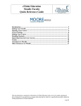 Moore Faculty User Manual
