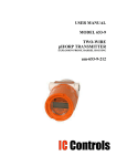 USER MANUAL MODEL 653-9 TWO-WIRE pH/ORP