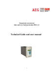 Technical Guide and user manual