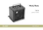 CG-15 guitar combo user manual