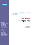MUXpro 700 User Manual