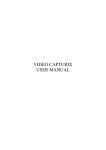 VIDEO CAPTURIX USER MANUAL