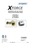 Installation and user manual XForce stern-thruster series XF
