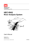 HEC-RAS User`s Manual, CPD-68 - Department of Civil Engineering