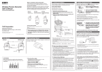 Wireless Thermo Recorder User`s Manual