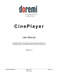 CinePlayer User Manual