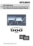 GOT-A900 Series User`s Manual (Connection System Manual)