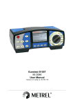 Eurotest 61557 MI 2086 User Manual