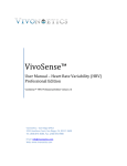 VivoSense ® Heart rate Variability
