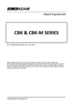 CBK & CBK-M SERIES