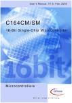 Infineon C164CM, C164SM User`s Manual