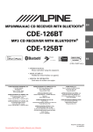 Alpine CDE-126BT User Guide Manual - CaRadio