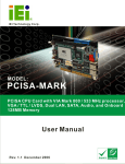 PCISA-MARK User Manual