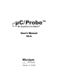 μC/Probe User`s Manual