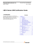 i.MX 6 Series USB Certification Guide