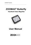 zoomax butterfly instruction manual