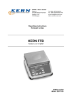 Compact Scales, KERN FTB