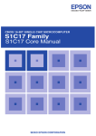 S1C17 Family S1C17 Core Manual